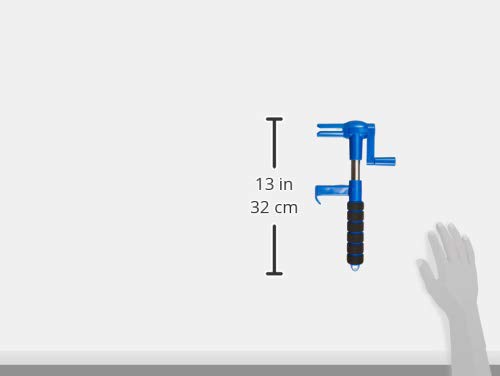 Weyer 707790 Gurtwickler für Spanngurte, 33,5 x 15,8 x 3,5 cm, Blau