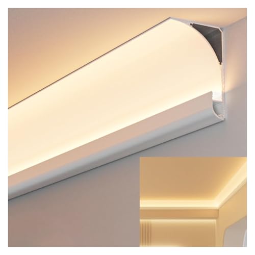 Profilé LED aluminium pour éliminer l'éblouissement du plafond