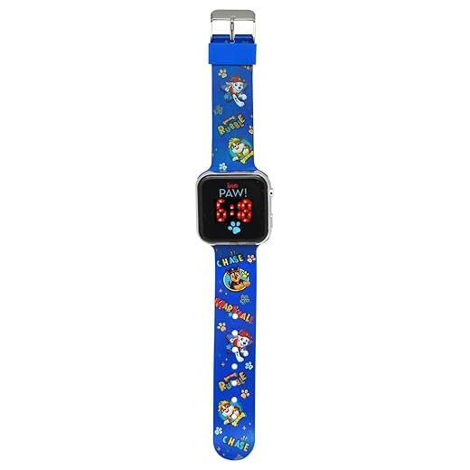 Paw Patrol - Reloj LED para niños, unisex