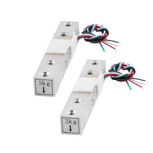 Digital Load Cell Weight Sensor 3kg High Precision Miniature Load Cells YZC-133 for Arduino DIY Electronic Portable Kitchen Scale Sensors(Pack of 2)