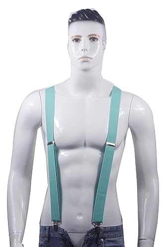 Image of Adjustable Elastic Suspenders for Men's and Women's with X Back Suspenders for Casual & Formal