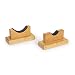 Cypress Sunrise Baseball Bat Display Case Desk Table Mantel Mount Horizontal Rack Brackets Hanger Holder I Bamboo Finish I Protective Felt I Hidden Hardware Included I Easy Installation