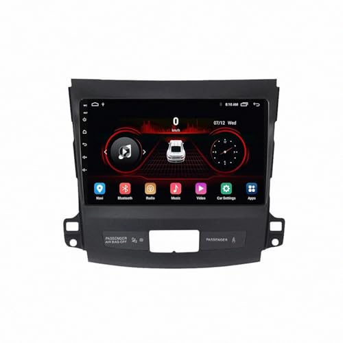 Navigation GPS Voiture Mitsubishi Outlander XL 2 Écran Tactile Mises à Jour Gratuites 4G