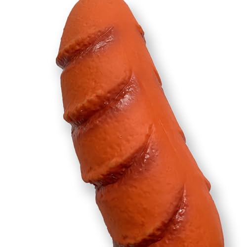 Juguete para perros mordible y sonoro de látex 15 cm miniatura 2