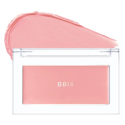 BBIA Ready To Wear Downy Cheek Cream Blush - Creamy Blendable & Buildable Blush Dewy Texture & Matte Finish High Pigment Longlasting Lightweight Natural Face Makeup (13 DOWNY PINK APPLE)