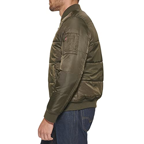 Image of Levi's mens Levi's Men's Quilted Puffer Bomber Jacket