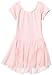 Capezio Big Girls' Short Sleeve Nylon Dress,Pink,M (8-10)
