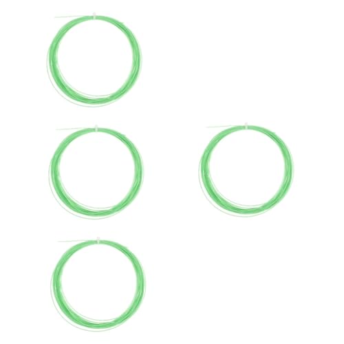 SUPVOX 1 Roll String Badminton Racket String Durable Nylon Replacement String Bright for Training and Multi Use Easy to Cut for Various Rackets