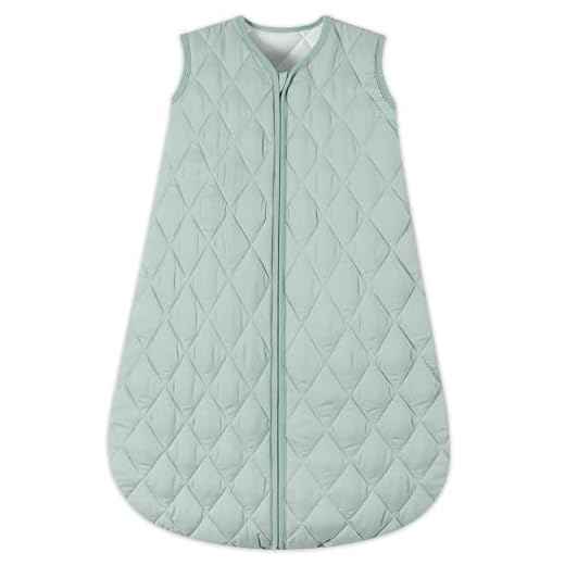 BSTOPPT Baby Sleep Sack TOG 2.5 Winter Baby Wearable Blanket, Infant Sleeping Sack 2-Way Zipper Warm Quilted Sleepsack (Green, Small)