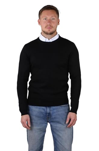 SoCal Look Men's Sweater Crew Neck Long Sleeve Acrylic Pullover2