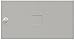 Salsbury Industries 3452GRY Replacement Door and Lock Standard MB2 Size for 4C Pedestal Mailbox with Keys Gray, gray
