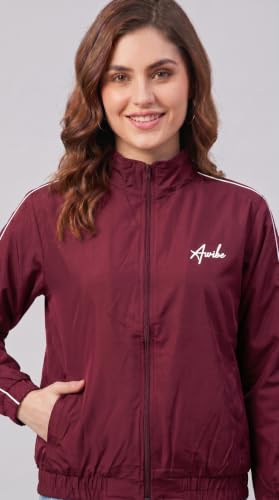 Image of Women Lightweight Jacket | Solid Casual Windcheater With 2 Pockets