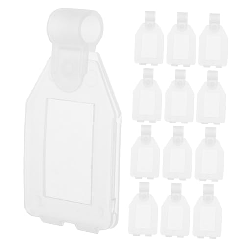 STOBAZA Classification Tag Holder 20pcs Pp Material Tag Holders Easy Install for Retail