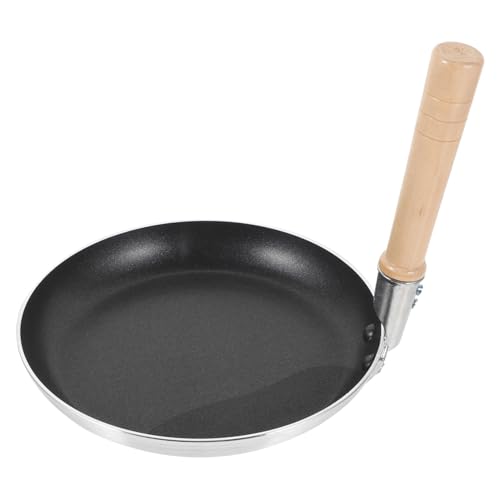 Toyvian ミニフライパン 小型卵焼き器 多機能調理鍋 軽量熱絶縁設計 家用 アウトドア対応 煎蛋料理適用