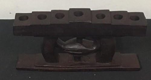 Kwanzaa Candleholder- Sankofa Kinara (Brown)