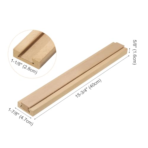 Glissière de tiroir en bois uxcell 40 cm avec rail de guidage mécanique pour meuble ancien - 3