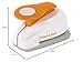 Fiskars Crafts Lever Punch Circle, Small (124830-1002), White,orange
