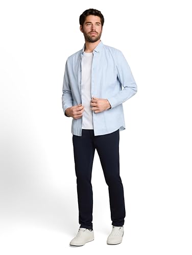 Tom Tailor Herren Jersey Travis Slim Fit Chino Hose, 10668 - Sky Captain Blue, 38/34 – Ansicht 3