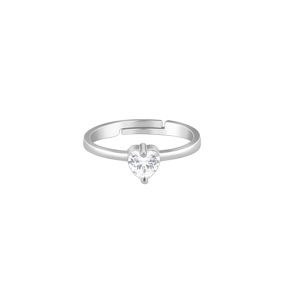 925 Silver Passionate Love Ring | Gifts for Girlfriend, Gifts for Women and Girls | With Certificate of Authenticity and 925 Stamp | 6 Month Warranty