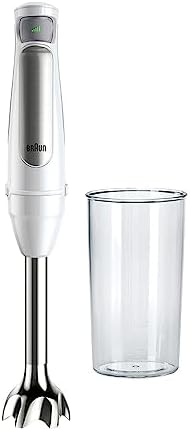 Braun MultiQuick 7 Batidora de Brazo, Tecnología de Control de Salpicaduras, Piezas Aptas para el Lavavajillas, Vaso de Plástico sin BPA de 600ml, MQ7000, 1000W, Blanco Braun MultiQuick 7 Batidora de Brazo, Tecnología de Control de Salpicaduras, Piezas Aptas para el Lavavajillas, Vaso de Plástico sin BPA de 600ml, MQ7000, 1000W, Blanco