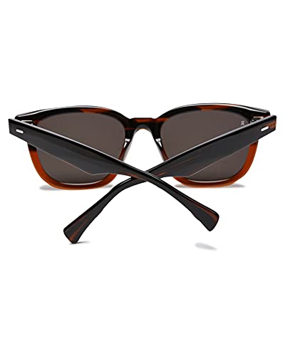Image of RAEN D Myles D Unisex Classic Square Sunglasses UV Protection - Sierra /Smoke (Size 53 MM)