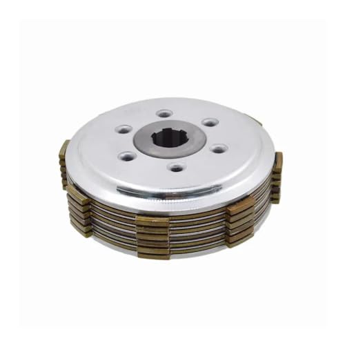 Disques d'embrayage moto CG200 avec plaque de friction et moyeu 6 colonnes de rechange