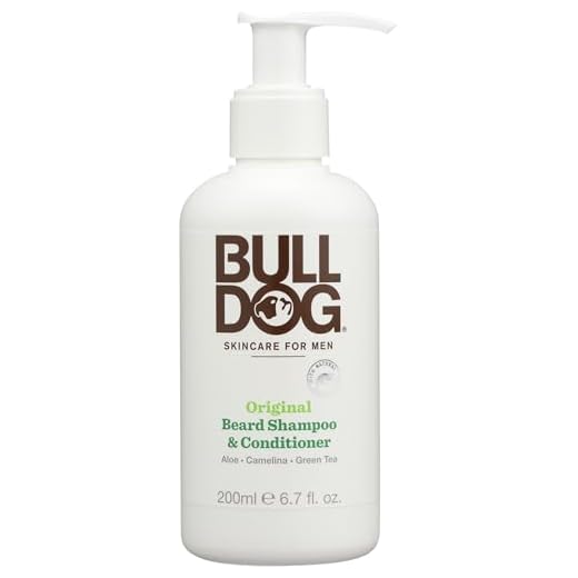 Bulldog Skincare and Grooming For Men Original Beard Shampoo and Conditioner, 6.7 Ounce
