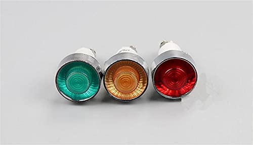 Touche indicateur de signal 24V vert bouton de controle compact 13.5mm - 4