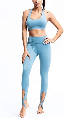 TGRBOP Trainingskleidung Für Frauen 2-teiliges Mode-Yoga-Kleidungsset  Hochelastisches Fitnessstudio Laufsportgamaschen Slim Fit Sportswear Damen-Fitnessgeräte  Sport-BHS Und Hosen Sportbekleidung : Amazon.de: Bekleidung