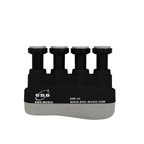 Piano Profesional dedo ejercitador Guitarra fuerza digital ejercitador Fuerza entrenador Práctica del dedo del piano Práctica ejercitador Finger Grip Negro EHF-01 Tipo