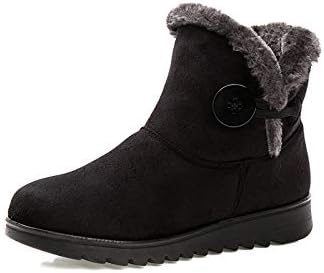 Winter Boots for Women Snow Boots Warm Ankle Booties Cozy Fur Lined Waterproof Non Slip Winter Shoes for Cold Weather, Fashion Warm Walking Boot for Outdoor Casual Wear