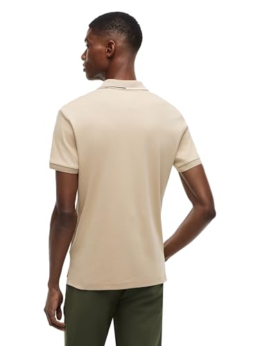Image of Tommy Hilfiger Men's Short Sleeve Casual Polo Shirts in Slim Fit with Liquid Cotton and Cuff Designs