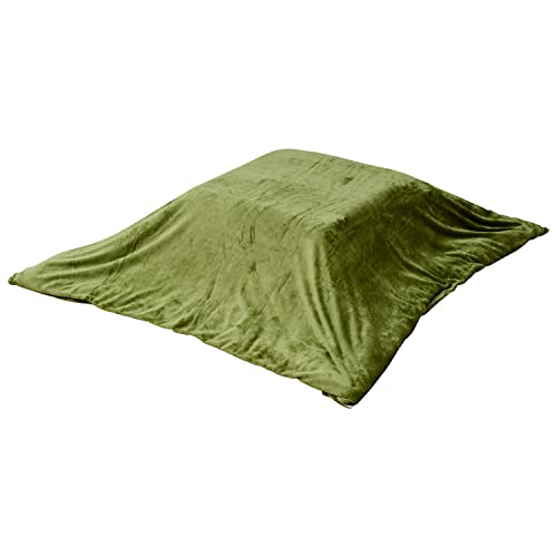 AQUA(アクア) 洗える こたつ布団カバー なめらかフランネル 無地 正方形...