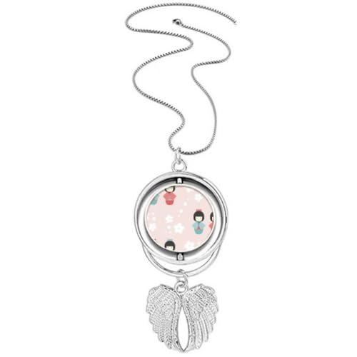 Collier ailes d'ange motif japonais Art Déco pour éviter les bijoux ternes
