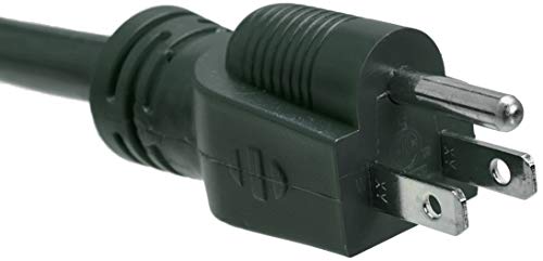Image of Amazon Basics Indoor /Outdoor Extension Cord, 25-foot, 3-Prong Grounded Plug with 3 Outlets, Weather Resistant Vinyl, 13 Amps, 1625 Watts, 125 VAC, Green