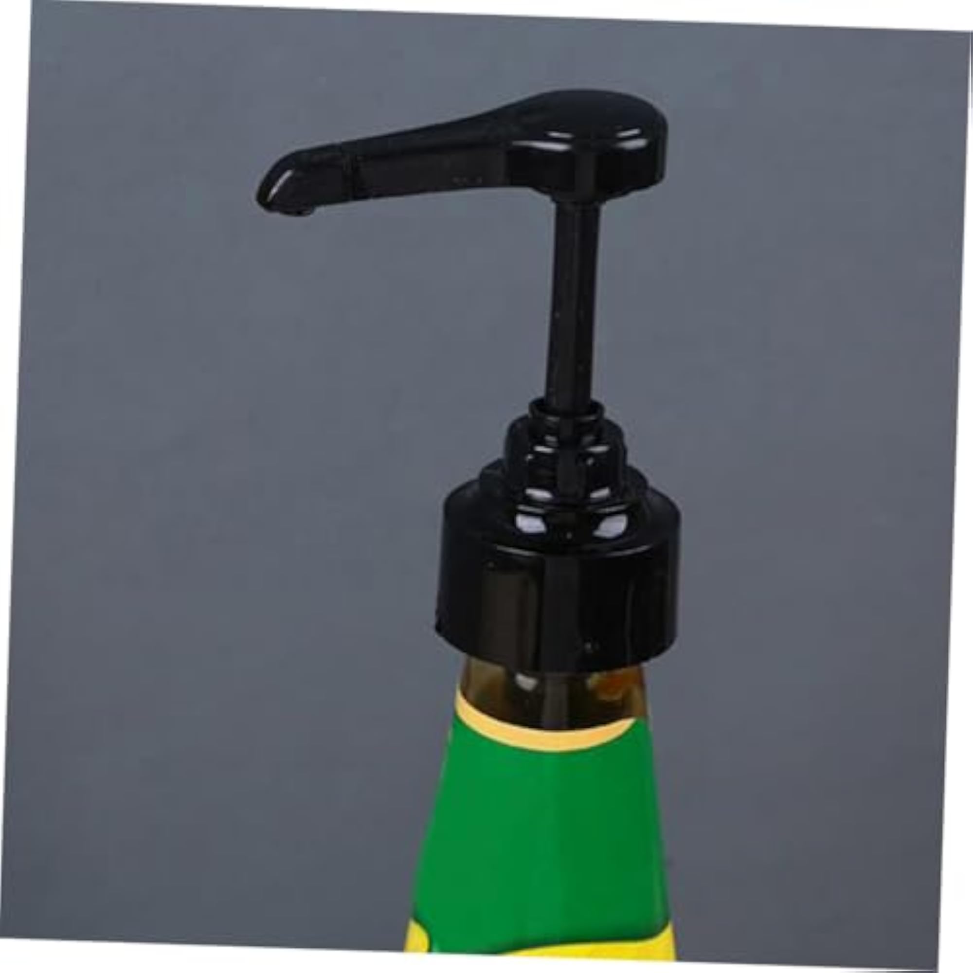 6pcs Press Type Pressure Nozzle Pump Head Condiment Squeeze Bottles