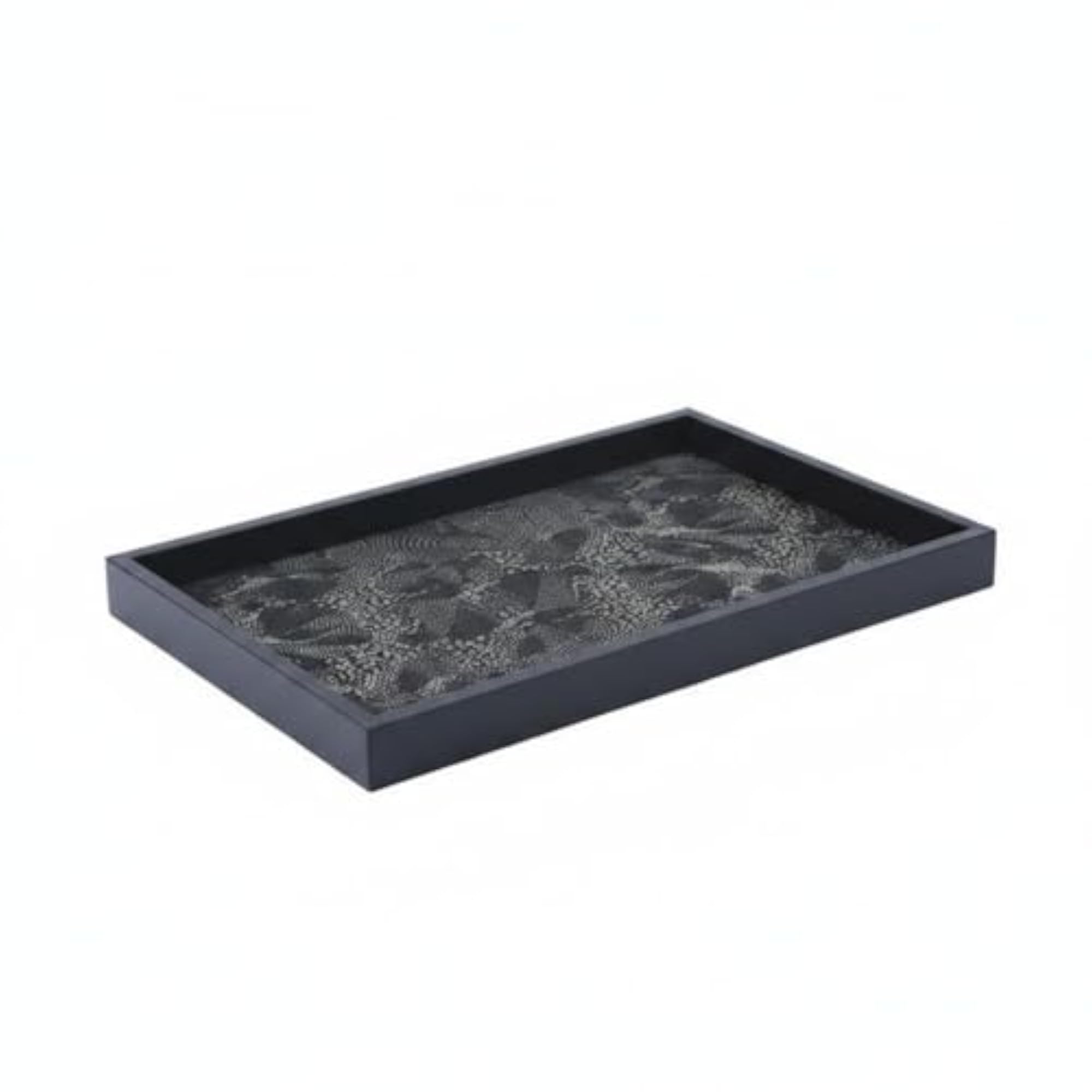 Wave Pattern Tray Textured Design Chinese Design Tray