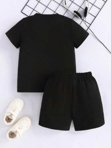 Image of THIIYA KIDS Boys Cotton Co-Ord Set | Printed T-Shirt & Shorts | Soft Comfortable Summer Wear for Kids