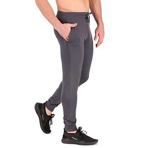 Image of NEXSTEP Men's Regular Fit Track Pants with Zipper Pockets