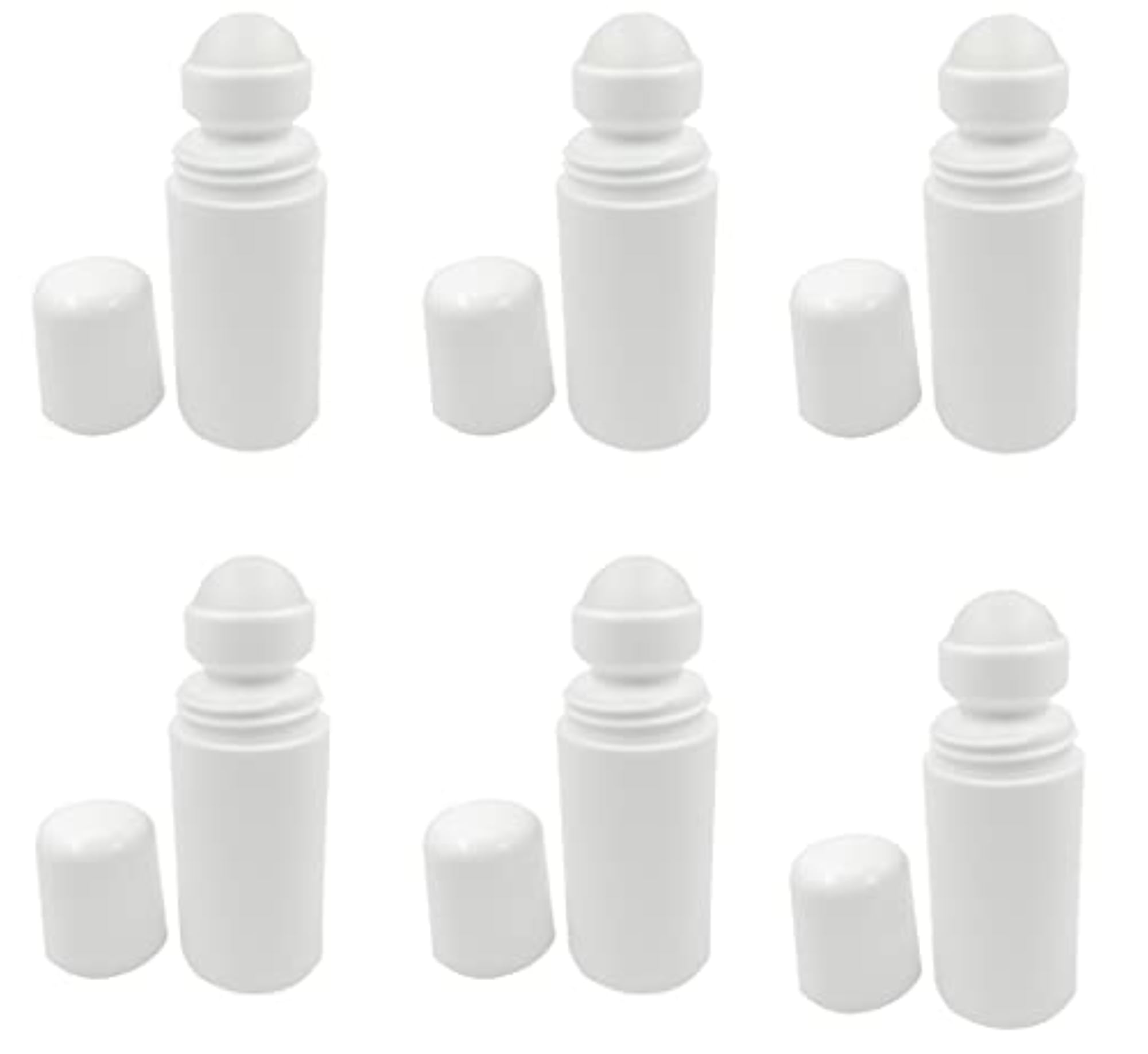 10pcs 50ml Empty Plastic Deodorant Roll-on Containers