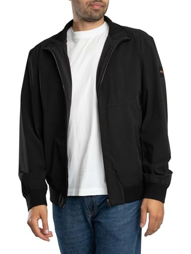 Veste légère BOSS homme Olik haut de gamme noire grand confort XXL