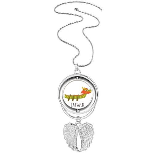 Collier ailes d'ange dragon bateau chine le cadeau idéal chargé de symboles protecteurs
