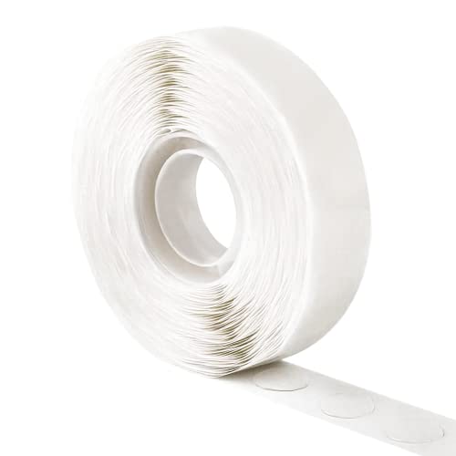 WISYOK 500 peças de cola para balões, 1 rolo de pontos de cola para balões, cola para balões, pontos de cola para balões - casamento, festa e decoração
