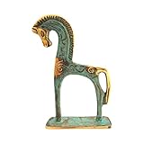 ancientgreek Bronze Museum Statue Réplique de Cheval de l'ère géométrique