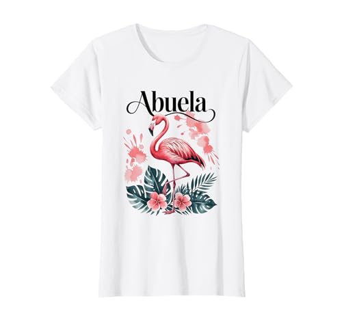 Mujer Flabula - Como una Abuela Normal - Funny Flamingo Grandma Camiseta