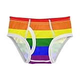 Zathe Toddler Boys Boxer Briefs Cotton Kids Underwear Boys Organic Underwear for Kid Rainbow Pride Flag Gay Lgbt Pride Day Month