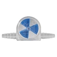 Bürkle SAN Strömungsanzeiger für 6mm-11mm Innen Schläuchedurchmesser, Transparent