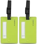 Travelon 02040-910 Set of 2 Luggage Tags, Berry, One Size