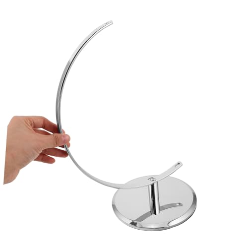 Support globe terrestre 30 cm stable support remplacement alliage argenté Beavorty - 5