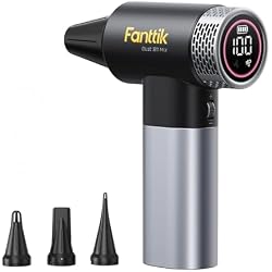 Fanttik Gust B11 Mix 2-in-1 Electric Air Duster & Portable Fan | 110000RPM Brushless Motor, 100-Speed Adjustable, One-Tap Booster, Rechargeable Blower for PC, Electronics & Outdoor Cooling